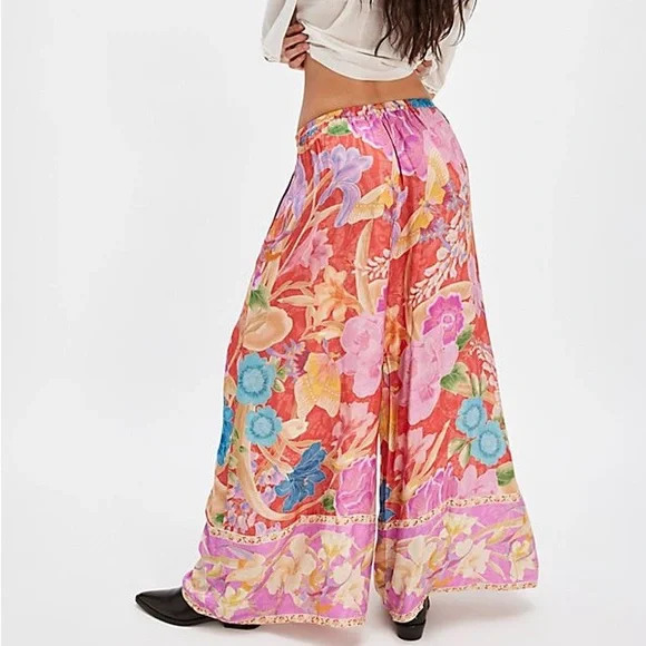 Spell Painters Garden wide leg pants sz S - Picture 4 of 9